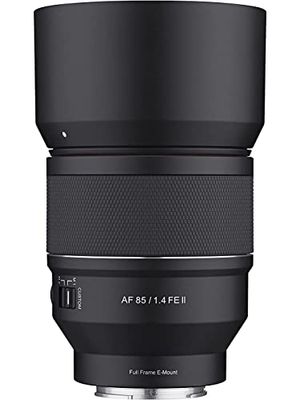 SAMYANG Teleobiettivo 85mm F1.4 AF Series II Full Frame con messa a fuoco automatica per Sony E (SYIO85SE2-E), nero