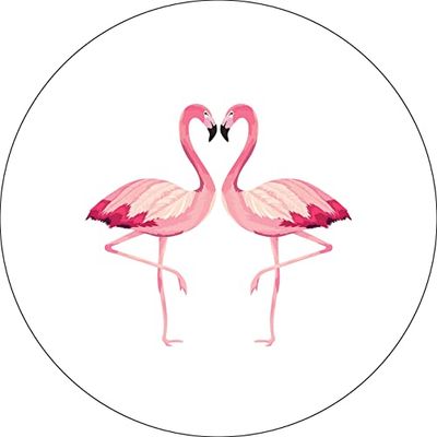 Bonateks, Ronde digitaal bedrukte muismat, antislip onderkant, voor kantoor en thuis, diameter: 22 cm
