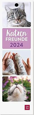Katzenfreunde 2024: Lesezeichenkalender