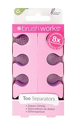 Brushworks 4 paires de séparateurs d'orteils