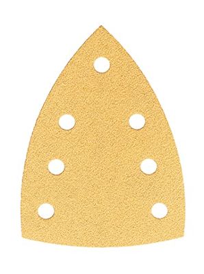 Mirka Gold Universal Sanding Paper 100x152x152mm 7-hole / grit P220, 100 pcs / For sanding plaster, filler, chipboard, wood, varnish