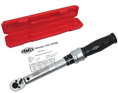 Famex 10872 Clé dynamométrique, 6–30 Nm, 6,3 mm (1/4 ") de Moteur de, pour la droite/gauche de mesure