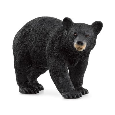 schleich 14869 Orso nero americano, da 3 anni, WILD LIFE - Figura, 4 x 12 x 6 cm
