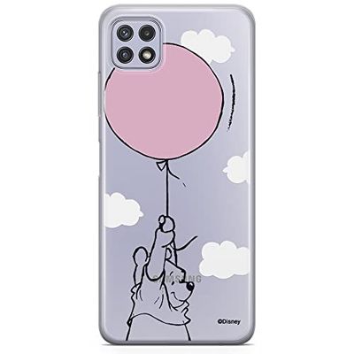 Ert Group Funda para teléfono móvil Samsung A22 5G Original y con Licencia Oficial de Disney con diseño Winnie The Pooh and Friends 013, parcialmente Transparente