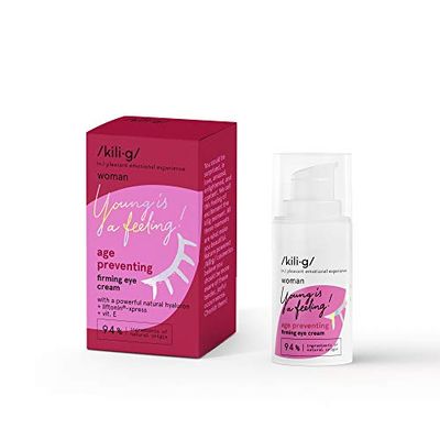 Kilig Age Preventing rassodante crema contorno occhi per donna, 15 ml
