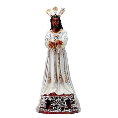 DRW Figura Cristo Cautivo de Resina Pintado a Mano (20 CM)
