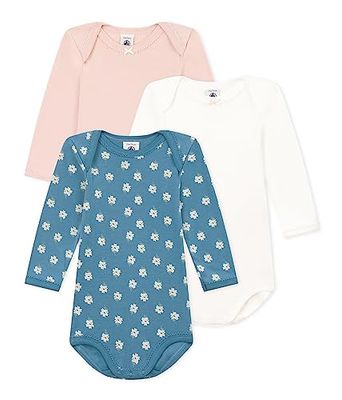 Petit Bateau Baby meisjes A08MW Gestreepte body met lange mouwen, variant 1, 3 maanden, variant 1, 3 Maanden