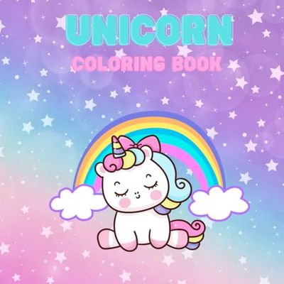 Unicorn Coloring Book for Kids Ages 4-8: Magical Adventures - 40 Coloring Pages