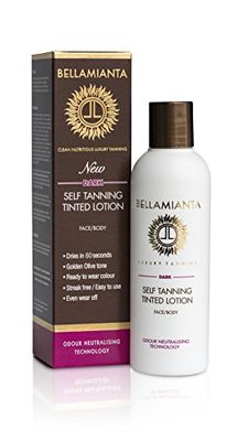 Bellamianta self Tanning Tinted Lotion, 200 ml, scuro