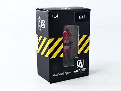 ATLANTIC CASE - Miniatuurauto verzamelaarsmodel, 43011_02, rood