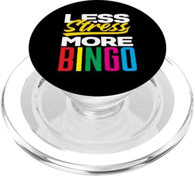 Menos estrés Más entusiastas del bingo Diversión PopSockets PopGrip para MagSafe