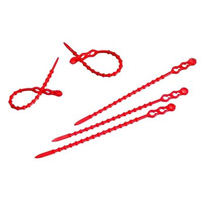 Westmark 50 Atadores rápidos, reutilizáveis, comprimento: 12 cm, plástico, vermelho, 15392230