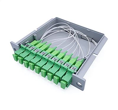 Elfcam® - glasvezel splitter (splitter) type DIN rail, SC/APC PLC glasvezelsplitter (1X8)