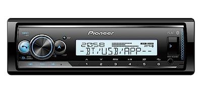 Pioneer MVH-MS510BT - Autoradio 1 DIN modelo para marino con Bluetooth®, USB. Sintonizador RDS. iluminación multicolor y MIXTRAX. Se conecta a iPhone y Dispositivos Android