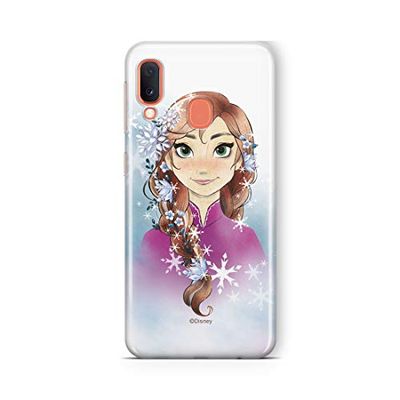 Original y con Licencia Oficial Disney Frozen Funda de teléfono móvil para Samsung A20e Adaptación óptima a la Forma del Smartphone, Funda Protectora de Silicona