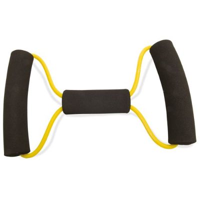 Cando® Fitness Toner, Bow-Tie Tube - smal (35,5 cm) - geel (zeer licht)