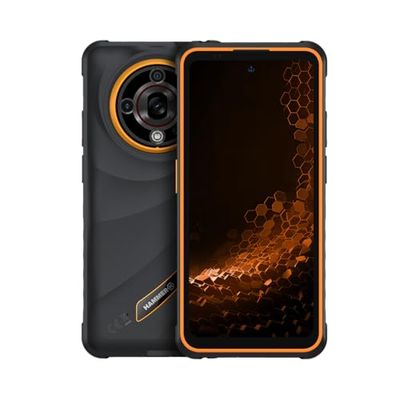 Hammer H Iron 6 5G 6/128, Android 15, Dual SIM, NFC, 120Hz, Bluetooth 5.2, 64 mPx, 6050 mAh, IP69, MIL-STD-810H, Black-Orange
