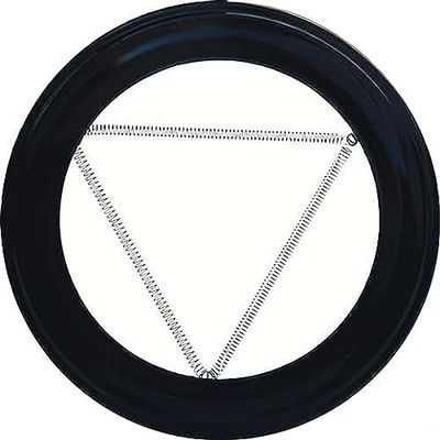 Wolfpack 22010915 – Soffitto Mascherina per stufa, 150 mm, colore: nero