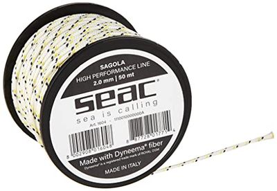 Seac Dyneema Hoogwaardige Speervissenlijn, 1mm Diameter/50m