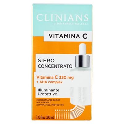 CLINIANS | Vitamina C Siero Concentrato, Dermatologicamente Testato, Made in Italy, 30 ml