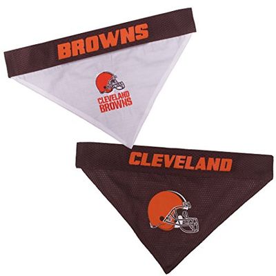 NFL Reversible Bandana para perros y gatos. Malla & Premium Bordado equipo bufanda Bandana. Perro Cumpleaños, Partido de fútbol de, juegos. Mascotas Bandana doble cara disponibles en 32 Nfl equipos y 2 tamaños