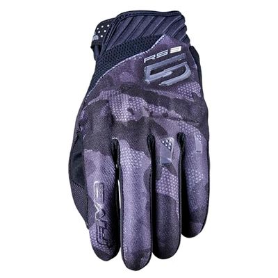 FIVE 830303 Functional Urban Motorcycle Gloves, RS3 EVO Graphics, 1KP Approved, Camo, XL