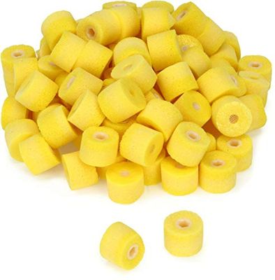 Shure Juego de 100 Almohadillas para Auriculares SE/E (Excepto SE102/E2C), Color Amarillo