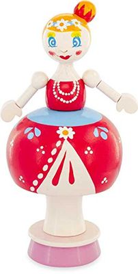 Ulysse 3979 musikfigur rosa docka, rosa