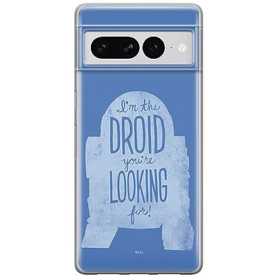 ERT GROUP etui na telefon Google PIXEL 7 PRO, case oryginalny i oficjalnie licencjonowany przez Star Wars, wzór R2D2 006, optymalnie dopasowane, plecki z TPU