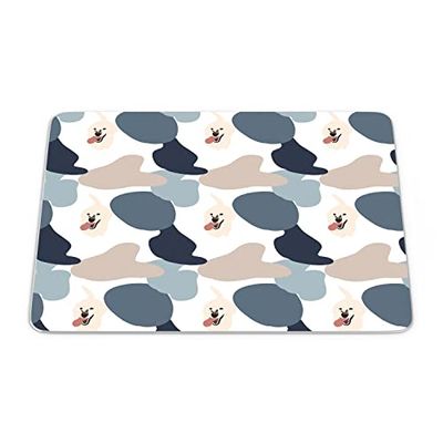 Questo Casa, Tappetino per mouse con stampa digitale, antiscivolo, per ufficio, dimensioni: 22 x 18 cm