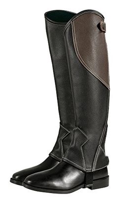 PFIFF 101261-62-SS Mini-Chaps Noir/Marron Taille XS