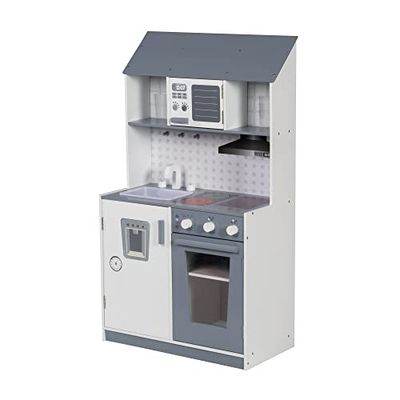 Roba 480227 cozinha infantil lacada, que inclui forno, pia, torneira, microondas, fogão, cozinha multicolor