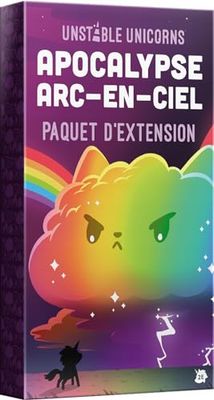 Asmodee - TeeTurtle - Unstable Unicorns - Extension : Apocalypse Arc-en-ciel - Jeux de société - Jeux de cartes - Jeux adultes et enfants à partir de 8 ans - 2 à 8 joueurs - Version française