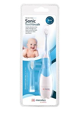 Meriden Kiddy Spazzolino da denti sonico per bambini 1-4 anni pinguino elettrico a forma di pinguino (blu)