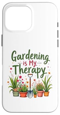 Il giardinaggio è la mia terapia Giardiniere Giardiniere Divertente amante delle piante Custodia per iPhone 16 Pro Max
