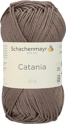 Schachenmayr Catania 9801210 Novelo de fio de algodão para tricô e croché