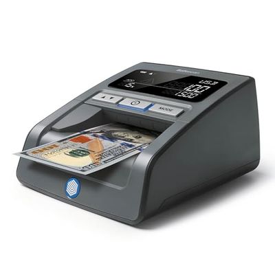 Safescan 185-S détecteur de faux billets automatique pour vérifier rapidement les billets - Compatible avec le Dollar - Avec détection sur 7 points - Machine de vérification d'argent 100% précise