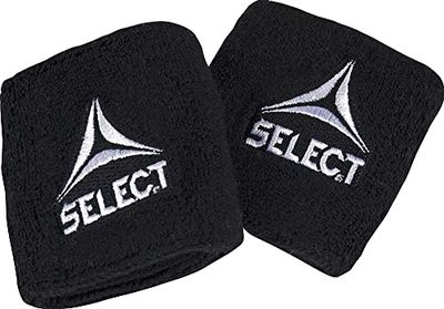 Select zweetband (paar), één maat, zwart, 6977000111