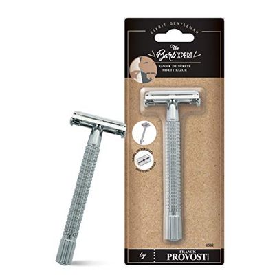 ESPRIT GENTLEMAN THE BARB XPERT - Máquina de barbear de segurança - tradicional e durável - lâminas universais