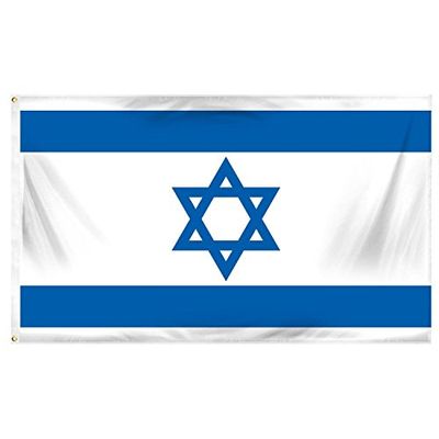 SHATCHI national de 1,5 x 0,9 m pour événements sportifs, pub, barbecue, décorations pour rugby, cricket, sports de football 2023, Drapeau juif, 5x3'