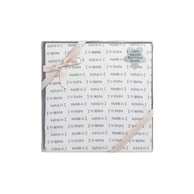 Duffi Baby 5640-06 tryckt rulle 100% bomull 80 x 110 cm