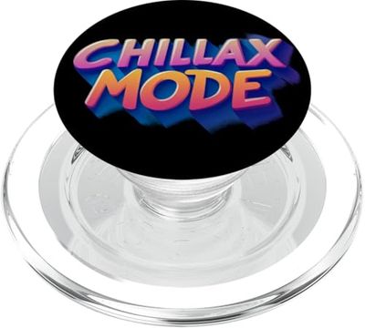 Cool Chillax Mode Logo Outfit para adultos y niños PopSockets PopGrip para MagSafe