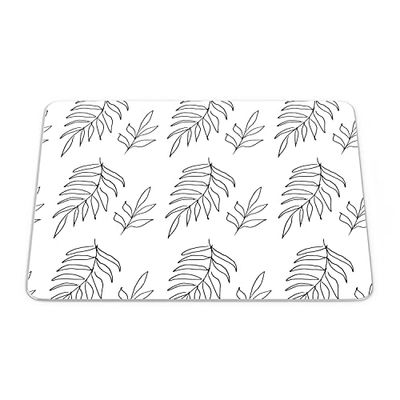 Bonamaison, Tappetino per mouse rettangolare con stampa digitale, fondo antiscivolo, 22 x 18 cm