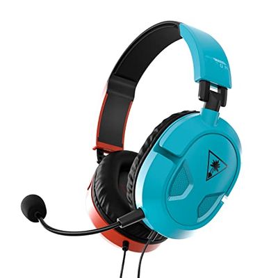 Turtle Beach Recon 50 azul/rojo Auriculares Gaming Nintendo Switch, PS4, PS5, Xbox SeriesX|S, Xbox One y PC