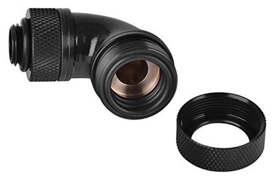 Thermaltake Pacific G1/4 PETG Tube raffreddamento ad acqua 90 Degree 16 mm per PC Nero