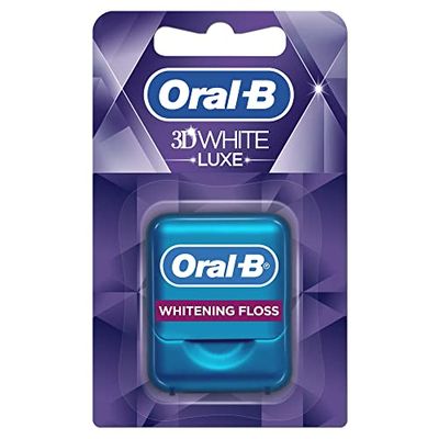 Oral-B Seda dental 3D branco luxe, menta reante, 35 metros