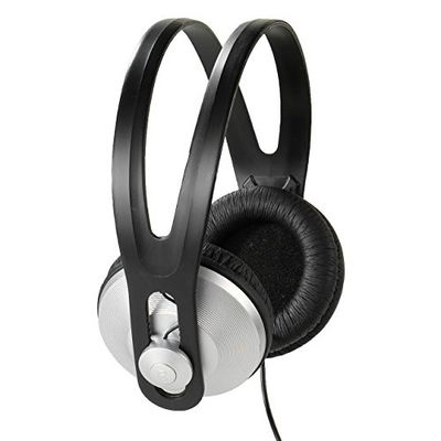 Vivanco SR 97 - Cuffie stereo, cavo di collegamento regolabile da 1,8 m, colore nero/argento/multicolore