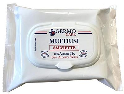 Germo 36658 Lingettes multi-usages pour mains, Flowpack de 20
