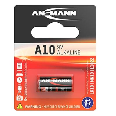 Ansmann 1510-0006 A10 - Alcalina bateria bateria 9V, MN10, LR10