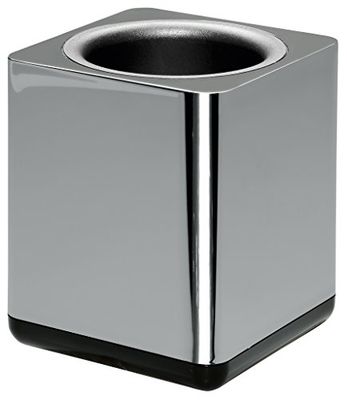 HAN i-Line CHROME, 27653-88, pennenkoker, elegante, hoogglanzende, stijlvolle pennenhouder, voor het moderne bureau, kantoororganisatie, chroom
